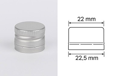 22mm Aluminium Ropp Caps