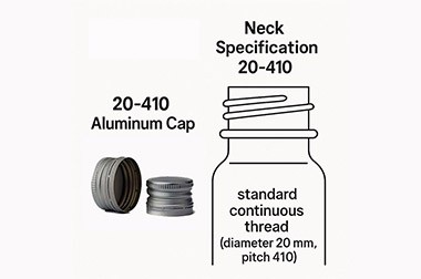 20-410 Silver Aluminum Bottle Cap